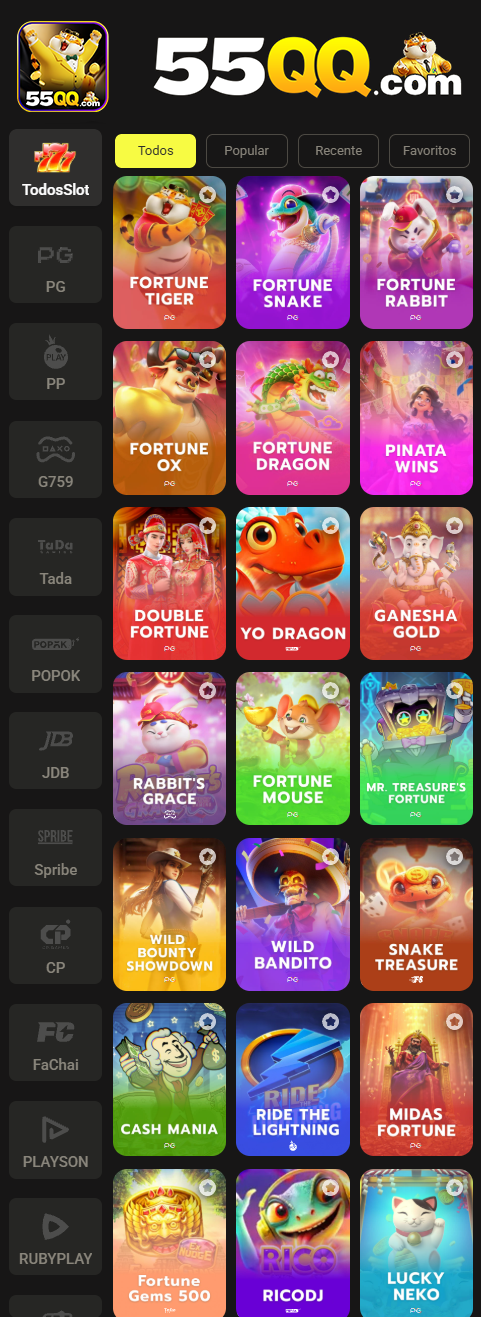 55qq.com explore inovador jogo